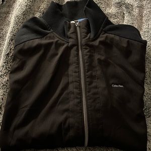 Calvin Klein Bomber Jacket Men’s (Small, Black, and versatile)